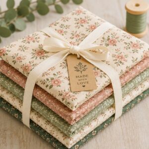 Sage Garden Floral Cotton Fabric