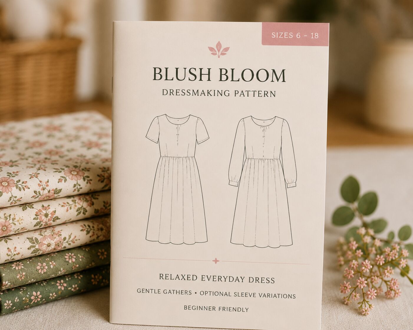 Blush Bloom Dressmaking Pattern