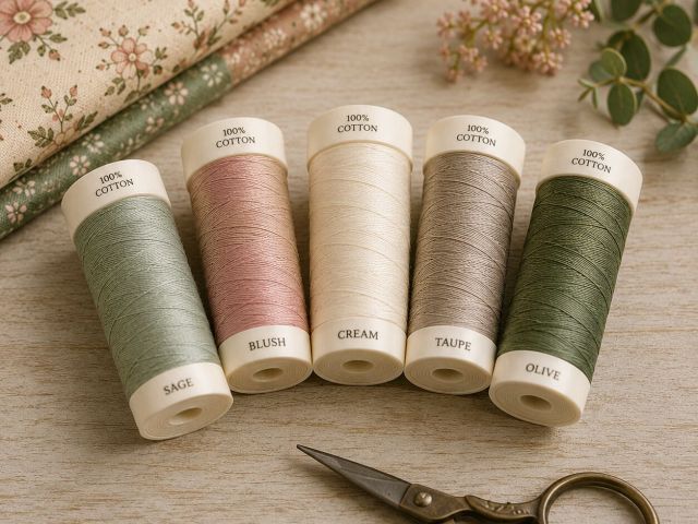 Soft Sage Cotton Thread Pack