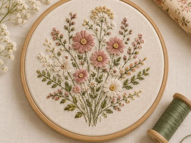 Garden Stitch Embroidery Design PDF